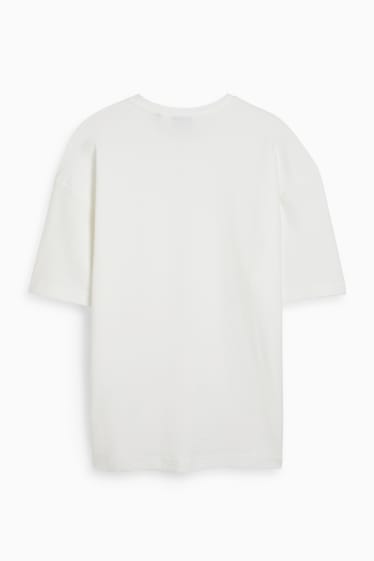 Hommes - T-shirt - blanc crème