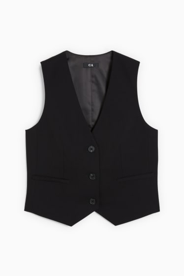 Dames - Business-gilet - zwart