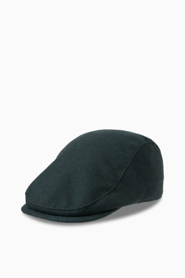 Men - Flat cap - dark green