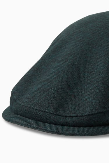Men - Flat cap - dark green