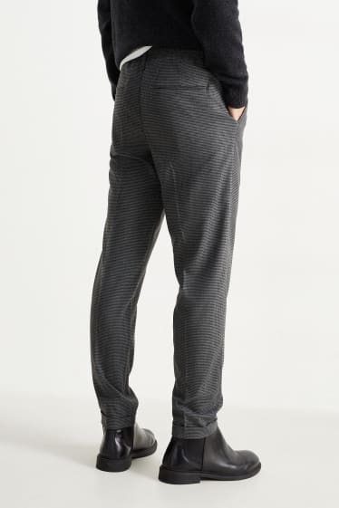 Hommes - Chino - tapered fit - gris foncé