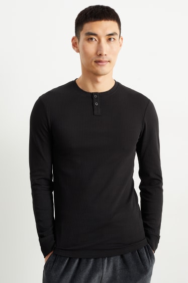 Hombre - Camiseta interior térmica - negro