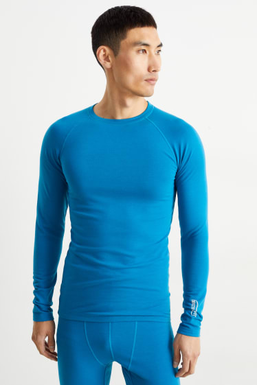 Men - Ski base layer top  - blue