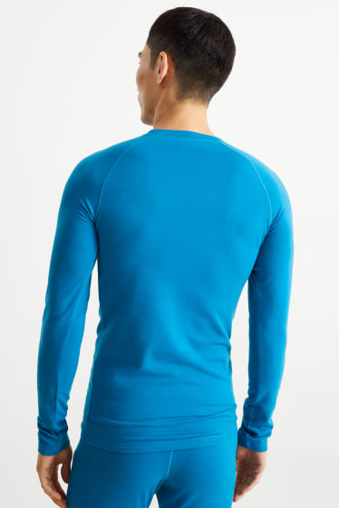 Men - Ski base layer top  - blue