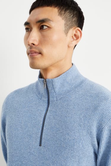 Hommes - Pull - bleu clair