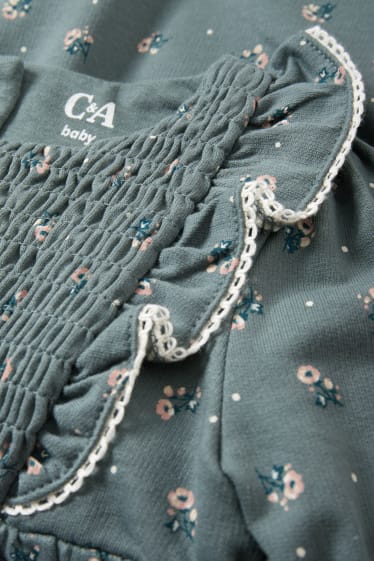 Bébés filles - Robe pour bébé - à fleurs - vert