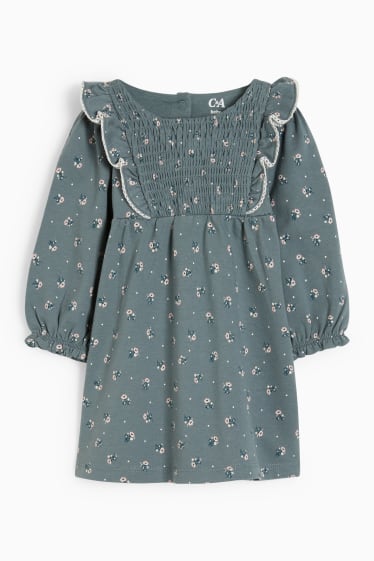 Bébés filles - Robe pour bébé - à fleurs - vert
