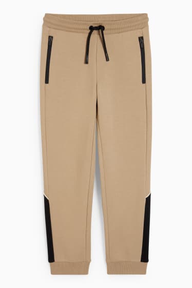 Kinder Buben - Jogginghose - taupe
