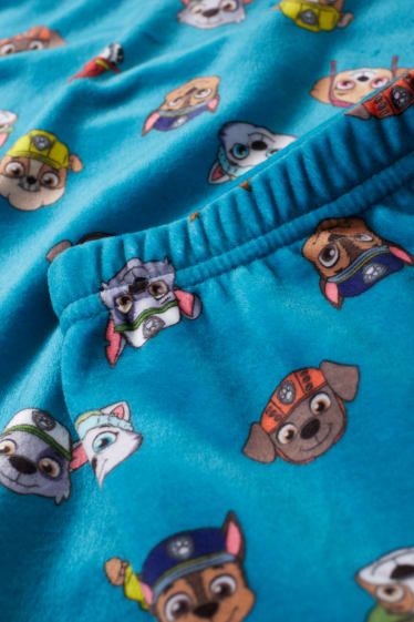 Enfants garçons - Pat’Patrouille - pyjama d’hiver - 2 pièces - turquoise