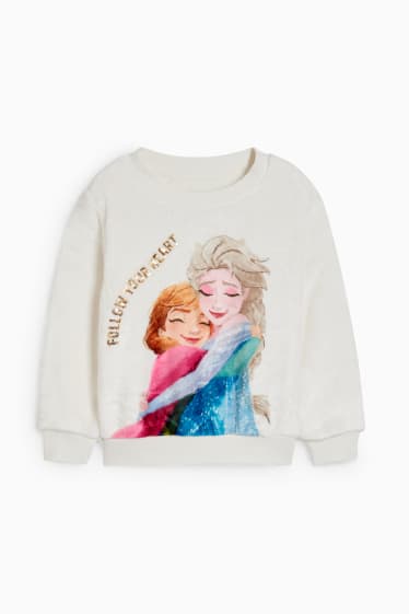 Kinderen - Frozen - sweatshirt - crème wit