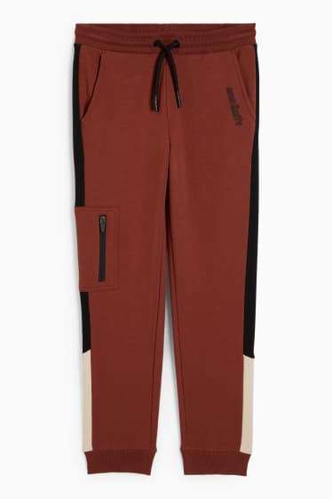 Enfants - Pantalon de jogging - marron foncé