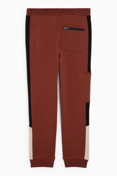 Enfants - Pantalon de jogging - marron foncé