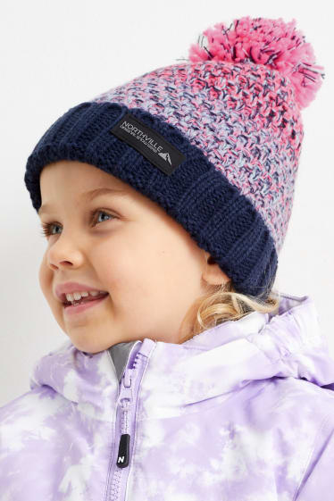 Enfants filles - Bonnet de ski - bleu foncé