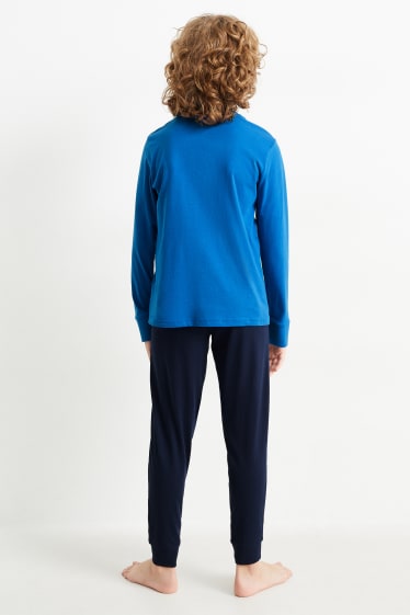 Kinderen: jongens - Brawl Stars - pyjama - 2-delig - blauw