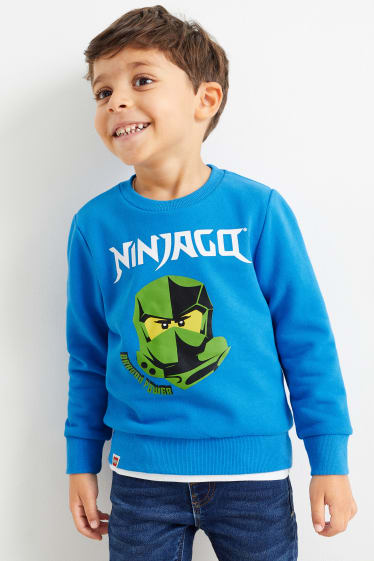 Kinderen - Set van 2 - Lego Ninjago - sweatshirt - blauw