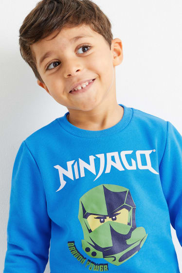 Kinderen: jongens - Set van 2 - Lego Ninjago - sweatshirt - blauw