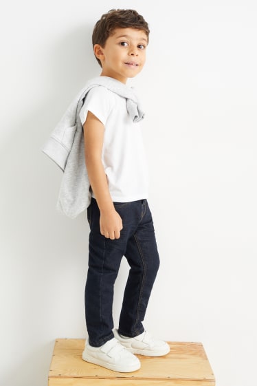 Bambini - Confezione da 2 - slim jeans - jeans termici - blu scuro / grigio