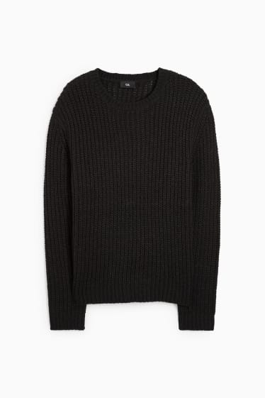 Mężczyźni - Sweter - czarny