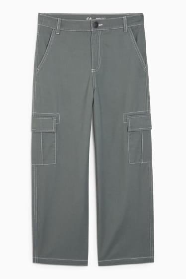 Nen/a - Pantalons cargo - texans tèrmics - verd