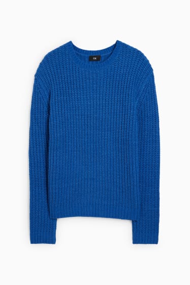 Herren - Pullover - blau