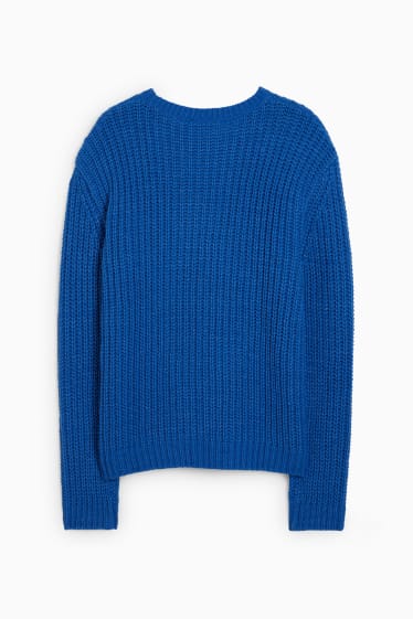 Herren - Pullover - blau