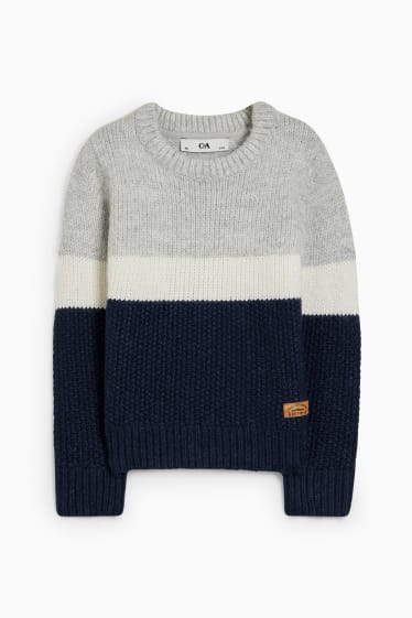 Kinderen: jongens - Trui - donkerblauw