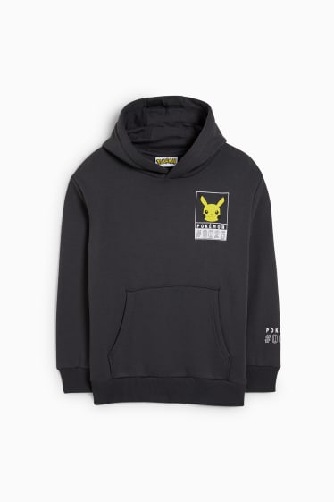 Enfants garçons - Pokémon - sweat à capuche - gris foncé