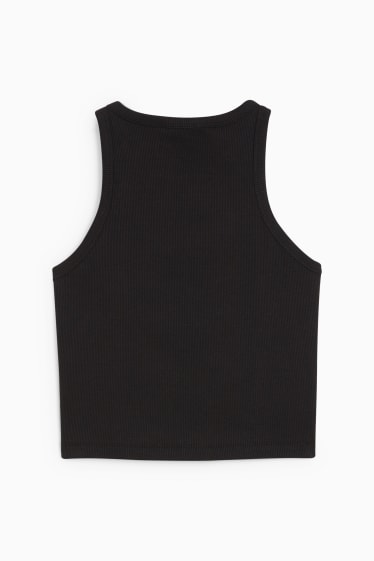 Dona - Top crop - negre