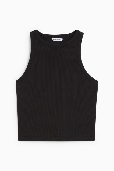Dona - Top crop - negre