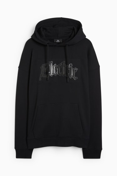 Heren - Hoodie - zwart