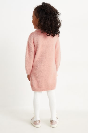 Enfants - Ensemble - robe et collants - 2 pièces - rose