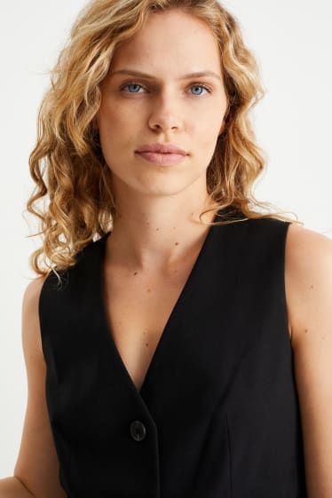 Damen - Business-Weste - schwarz
