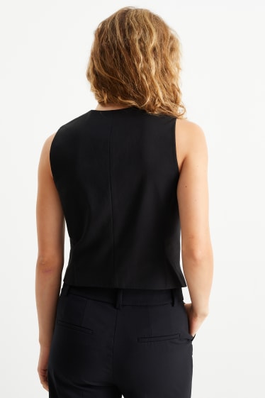 Damen - Business-Weste - schwarz
