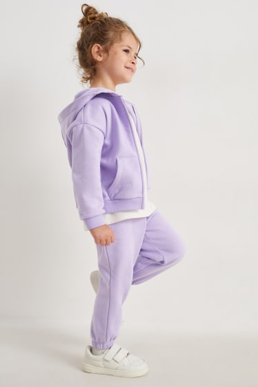 Dětské - Multipack 2 ks - teplákové kalhoty - růžová