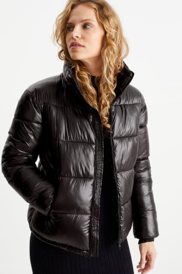 Damen - Steppjacke - schwarz