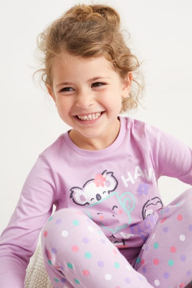 Bambine - Pigiama - 2 pezzi - viola chiaro