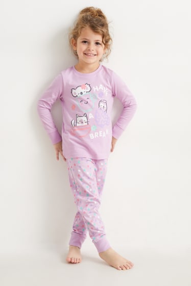 Bambine - Pigiama - 2 pezzi - viola chiaro