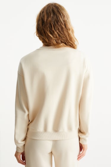 Damen - Sweatshirt - hellbeige