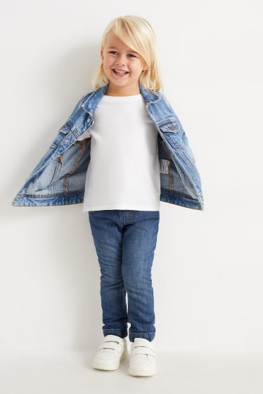 Children - Slim jeans - thermal jeans - blue denim