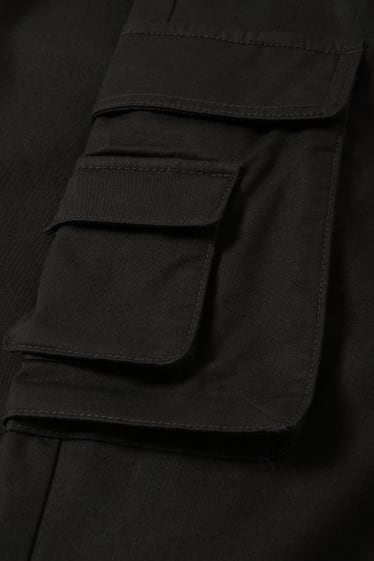 Hommes - Pantalon cargo - noir