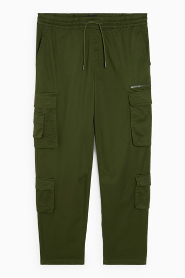 Pánské - Cargo kalhoty - zelená