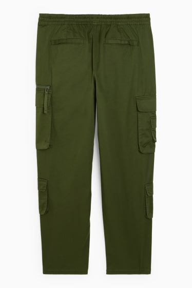 Hommes - Pantalon cargo - vert
