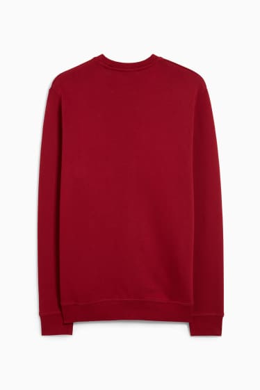 Hommes - Sweat - rouge foncé