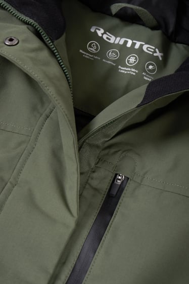 Dona - Jaqueta impermeable amb caputxa - verd