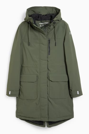Dona - Jaqueta impermeable amb caputxa - verd