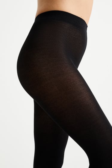 Women - Thermal tights - black