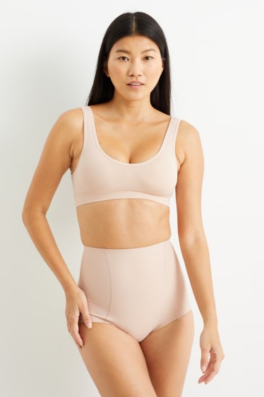 Dames - Vormgevende slip - LYCRA® - licht beige