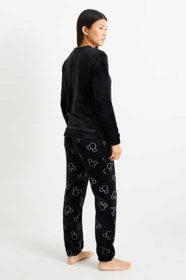 Dona - Pijama d’hivern - Mickey Mouse - negre