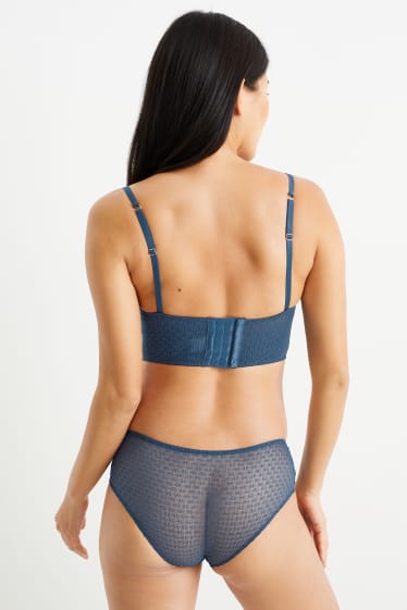 Femmes - Soutien-gorge avec armatures - ampliforme - vert foncé-chiné