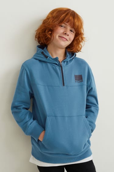 Kinder Buben - Hoodie - petrol